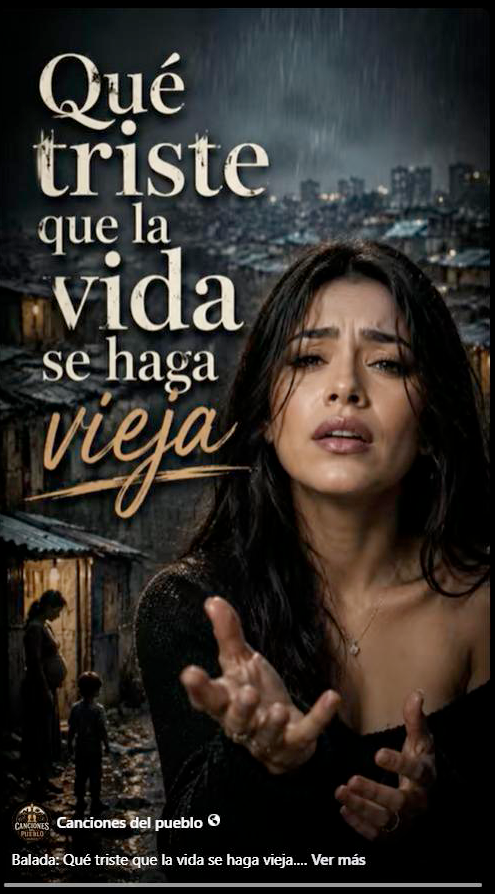 Qué triste que la vida se haga vieja