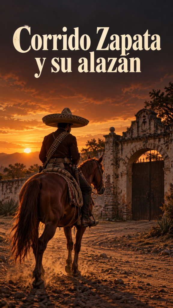 Zapata y su alazán