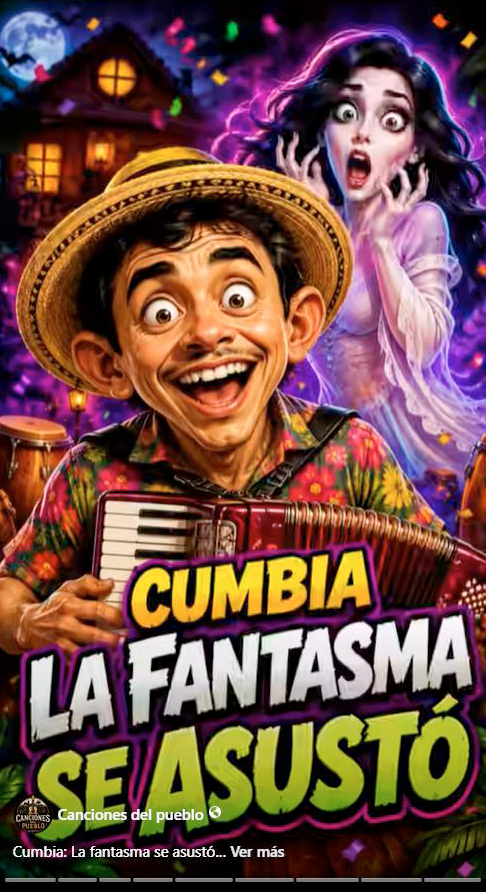 La fantasma se asustó