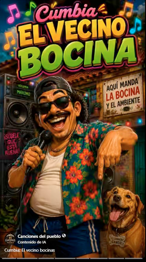 El vecino bocina