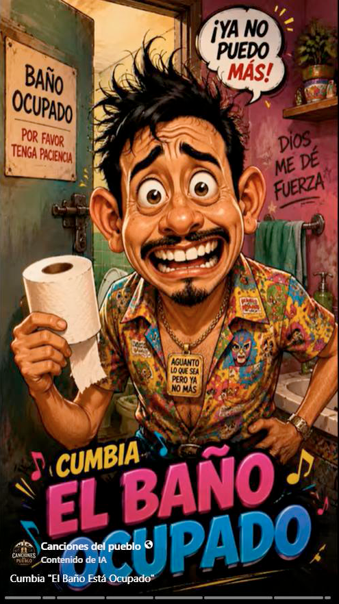 El baño ocupado