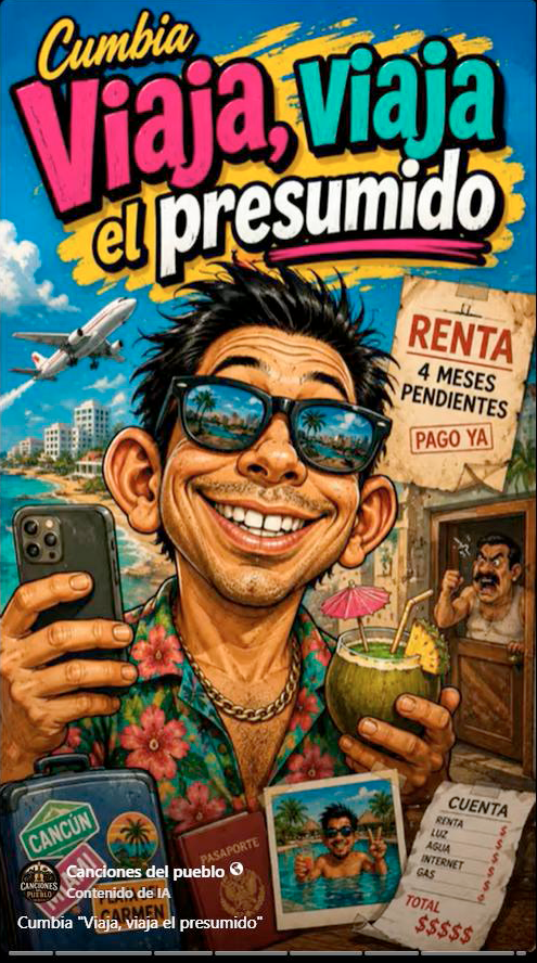 Viaja, viaja el presumido